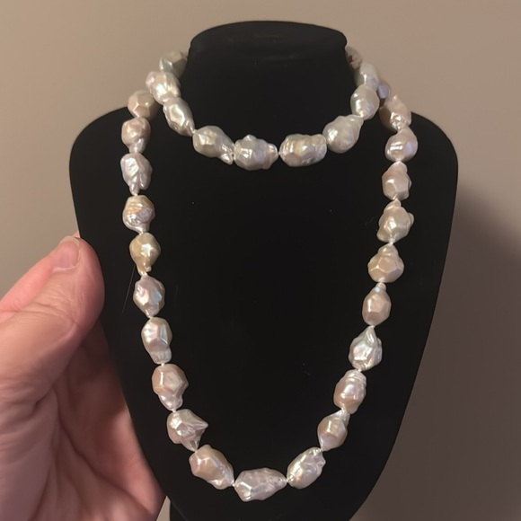 Baroque pearl jewelry set - Picture 1 of 1
